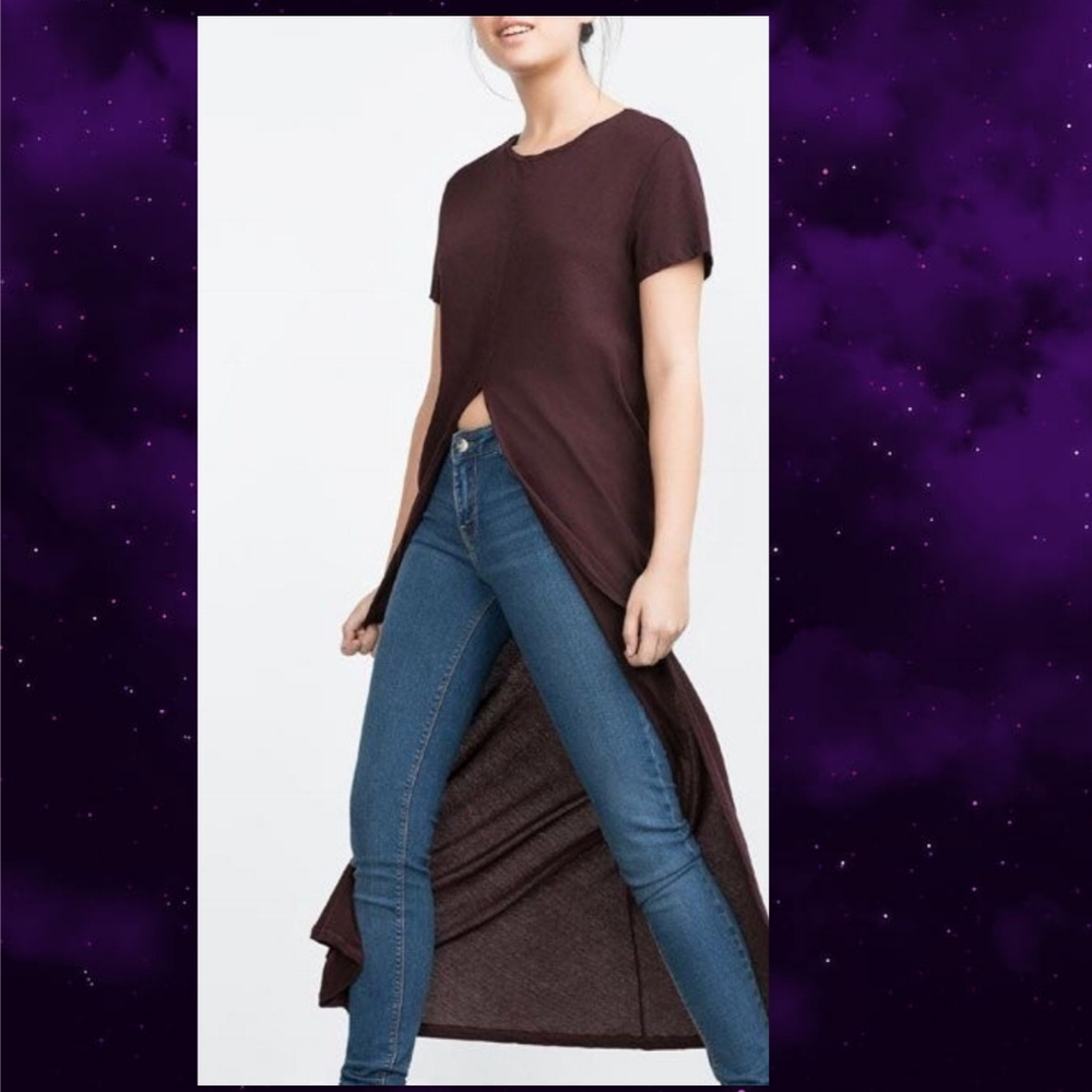 Zara Trafuluc Maxi Shirt with a front split opening